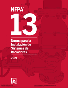 NFPA 13 (2019) - Rociadores
