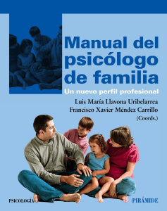 Manual del Psicologo de Familia Un Nuevo