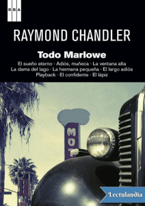Todo Marlowe - Raymond Chandler