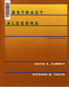 Dummit D. y Foote R. (2004). Abstract Algebra. U.S. John Willey and Sons Inc
