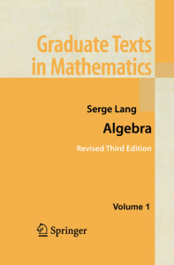 Graduate Texts in Mathematics