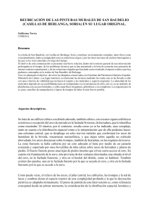 TORRES, Guillermo - San Baudelio, problemas de la recolocación de las pinturas