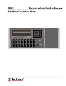 D6600 Operation & Installation Manual 39964D