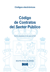  Codigo de Contratos del Sector Publico