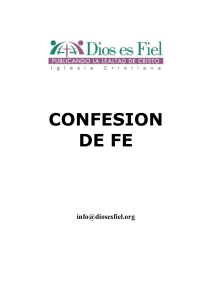 DEF - Confesion de Fe (Primer Documento)