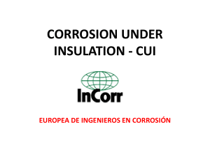 Control de Corrosión bajo aislamiento - P.1