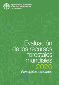 Evaluación de recursos forestales 2020