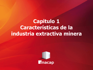 AAI OPIM01 Introduccion a la mineria y metalurgia Capitulo 1