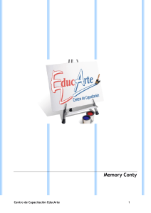 Memory Conty - Manual EducArte