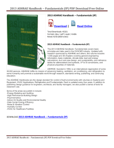 2013 ASHRAE Handbook Fundamentals IP