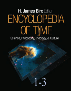 H. James Birx - Encyclopedia of time