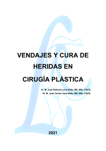 VENDAJES Y CURA DE HERIDAS EN CIRUGÍA PLASTICA