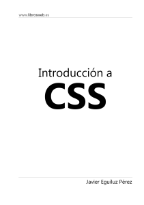 Introduccion a CSS