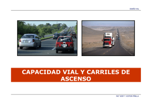 Capacidad Vial Carril Ascenso