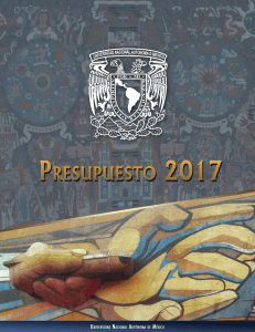 Presupuesto UNAM 2017