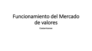 Mercado de valores Funcionamiento