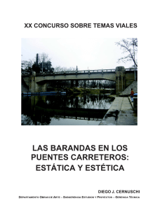 Las Barandas en los Puentes Carreteros