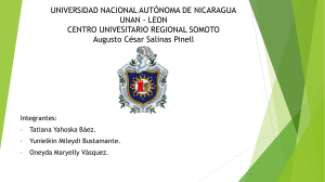 UNIVERSIDAD NACIONAL AUTÓNOMA DE NICARAGUA