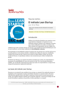 Resumen del Libro El Método Lean Startup