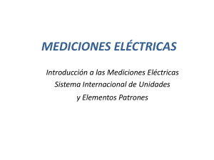 Introduccion a medidas electricas
