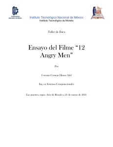 Ensayo 12 Angry Men