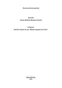 AA3-EV2. Estudio de caso “Manejo integrado del cultivo”.