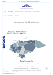 Aduanas de Honduras - Administración Aduanera de Honduras