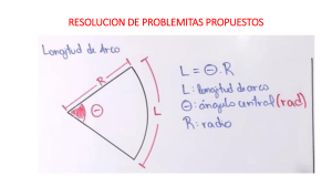 2 RESOLUCION DE PROBLEMITAS PROPUESTOS DE LONGITUD  DE CIRCUNFERENCIA