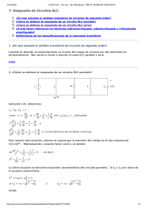 - U.N.P.S.J.B. - Fac.Ing. - Dto. Electrónica - EE016  TEORIA DE CIRCUITOS I -