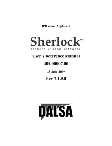 Manual Sherlock v7150