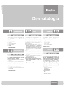Desgloses dermatología