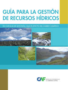 guia gestion recursos hidricos cambio climatico america latina