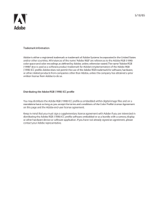 Trademark Information - Adobe