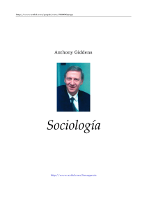 Anthony Giddens-Sociologia