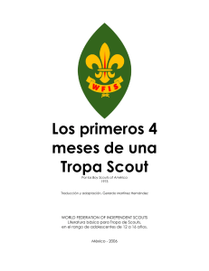 Los Primeros cuatro meses de una Tropa Scout