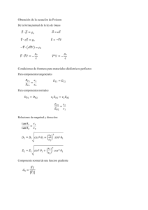 Ecuaciones de Poisson y Pasos para la solución de la ecuación de Laplace - Teoría Electromagnética