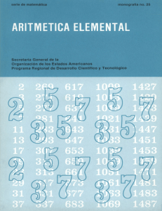 Aritmética Elemental - 1985 - Enzo R. Gentile