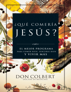 ¿Qué-Comería-Jesús - Don Colbert