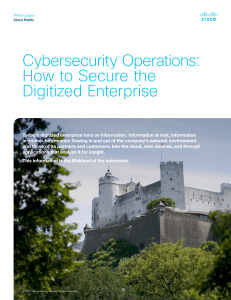 Cisco Security Operations Final