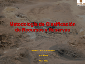 11 - Metodologa Clasif Recursos y Reservas