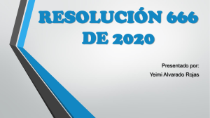 3, Resolucion 666 de 2020