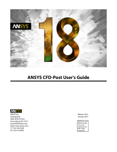 ANSYS CFD Post Users Guide
