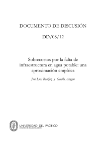 SOBRE COSTOS POR FALTA DE AGUA