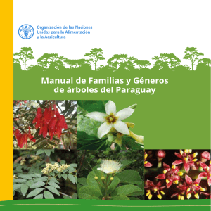 Manual de familias y generos de arboles del Paraguay