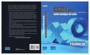 Libro Auditoría Administrativa Gestión Estratégica del cambio Enrique Benjamin Franklin 2da. Edición