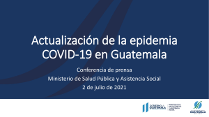 1.Conferencia de Prensa - Situación COVID19 020721
