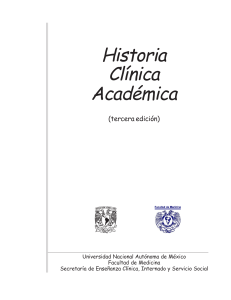 historia clinica UNAM