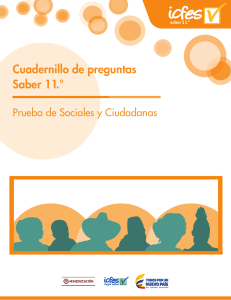 Cuadernillo de preguntas Saber 11- Sociales y ciudadanas