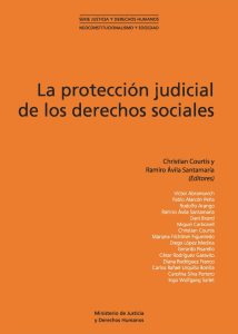 CHRISTIAN COURTIS, LA PROTECCION JUDICIAL DE LOS DERECHOS SOCIALES