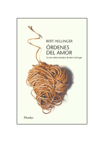 Ordenes del Amor Bert Hellinger